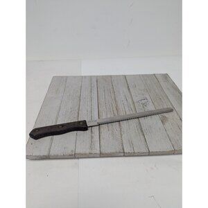 J.A. Bornschaft Stainless Bread Carving Knife 14" Long Taiwan 9" Serrated Blade